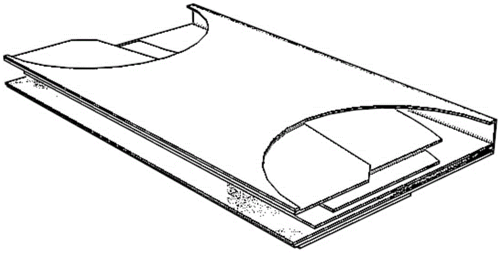 Foldable head-mounted display device based on mobile device and its foldable substrate