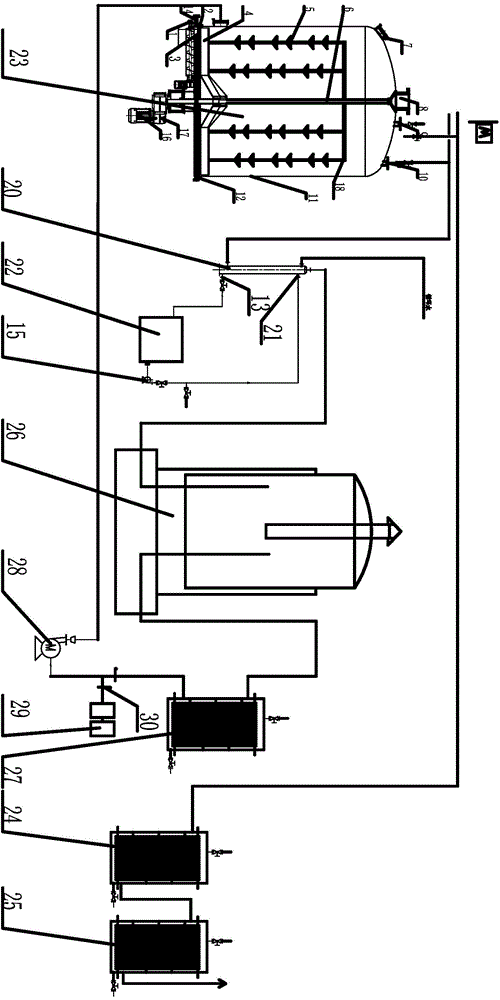 Solid-state vertical fermentation, self-circulation cooling, and distillation integrated device and method