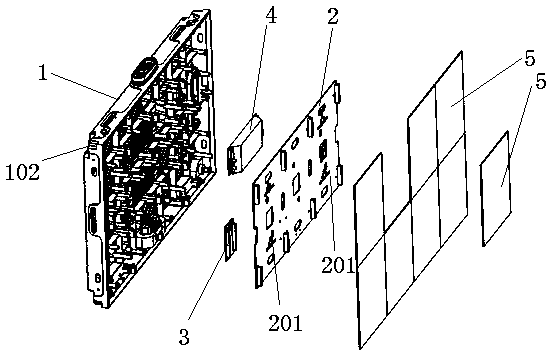 Display screen box body maintained before full-front installationand display screen thereof