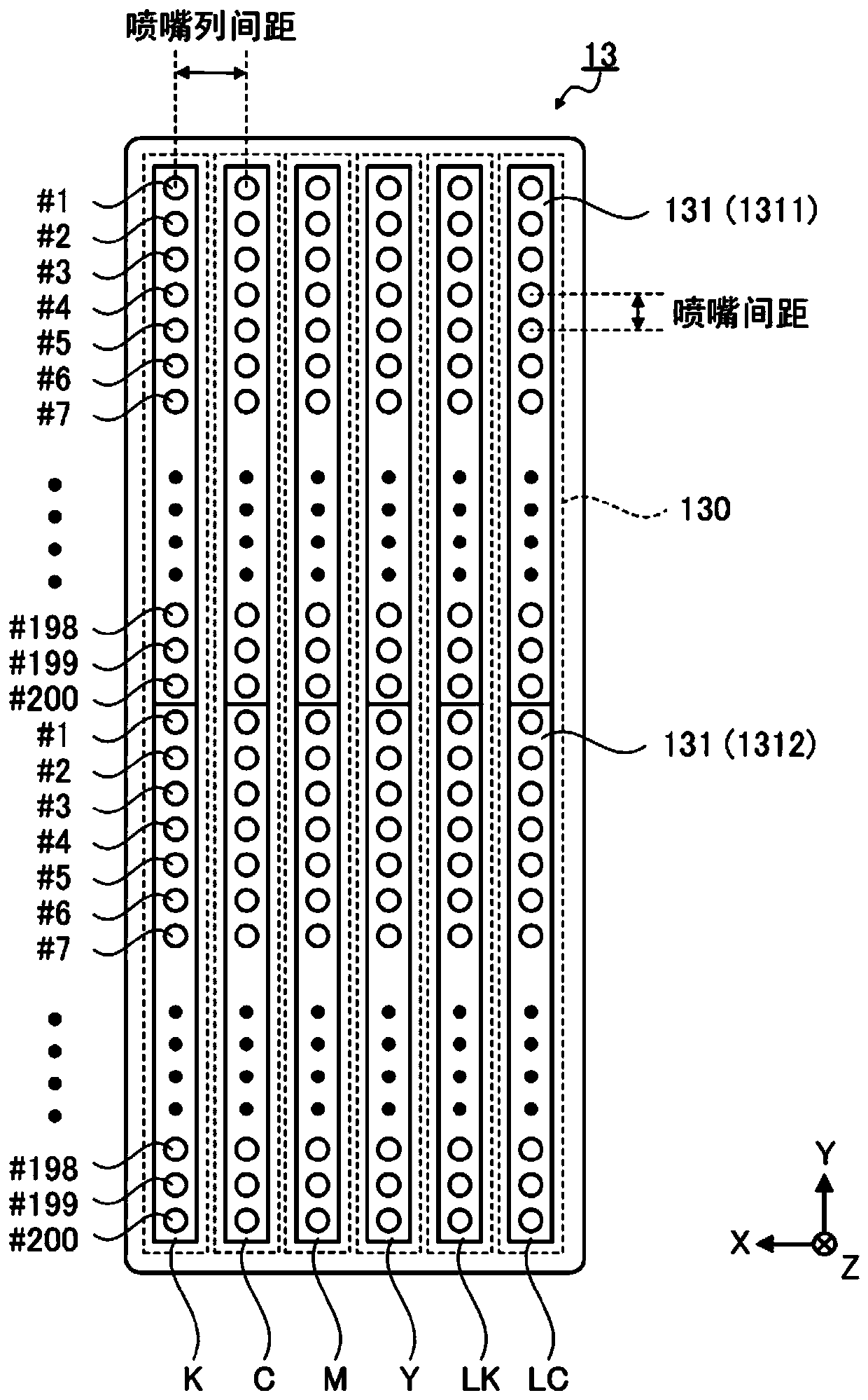 Recording device, image processing device and recording method