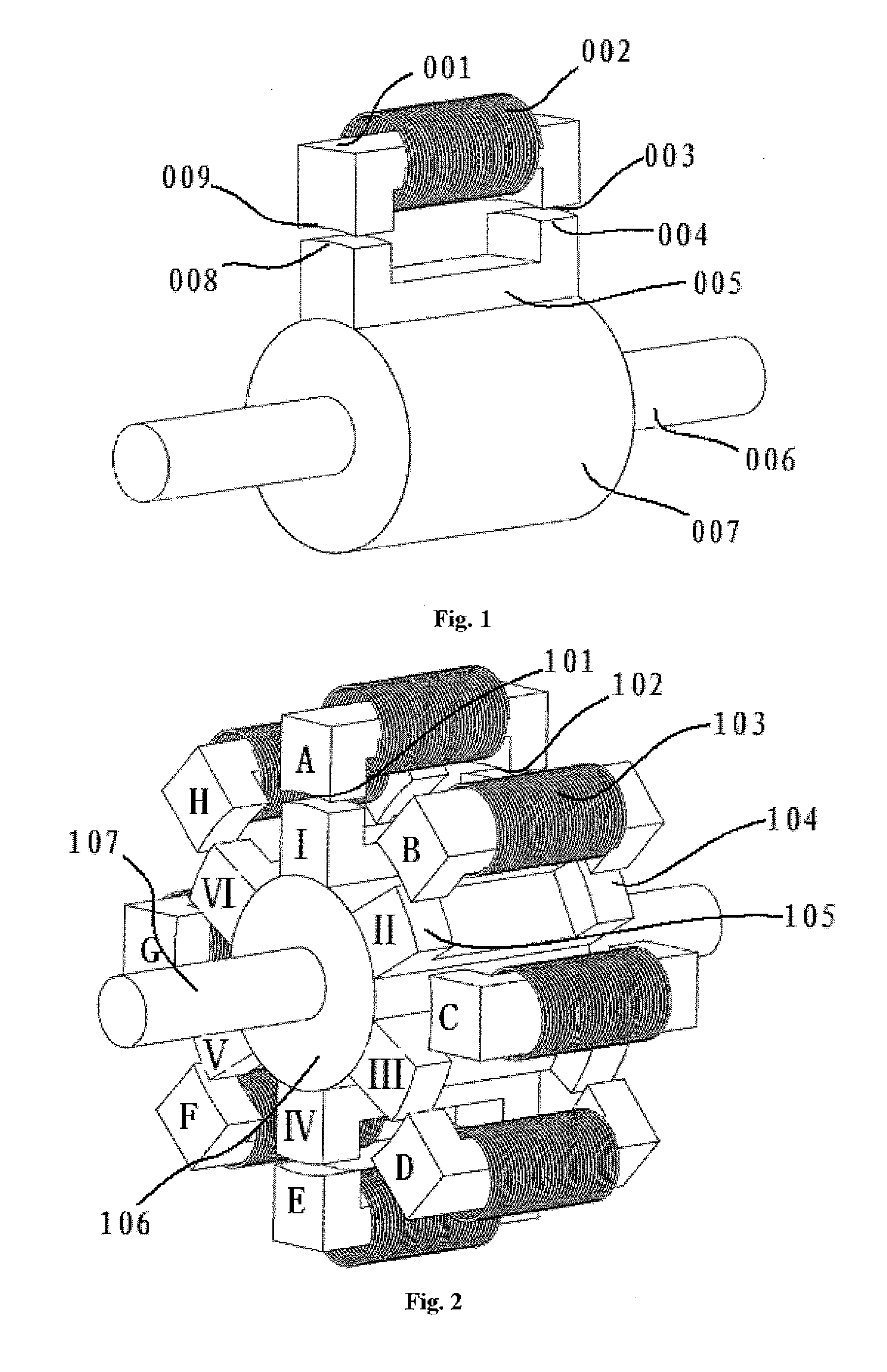 Switched reluctance motors and excitation control methods for the same