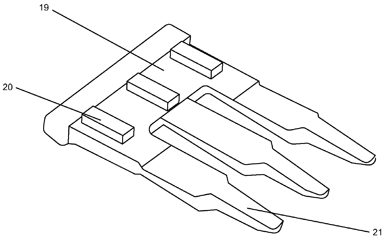 A secondary equipment voltage test connection terminal