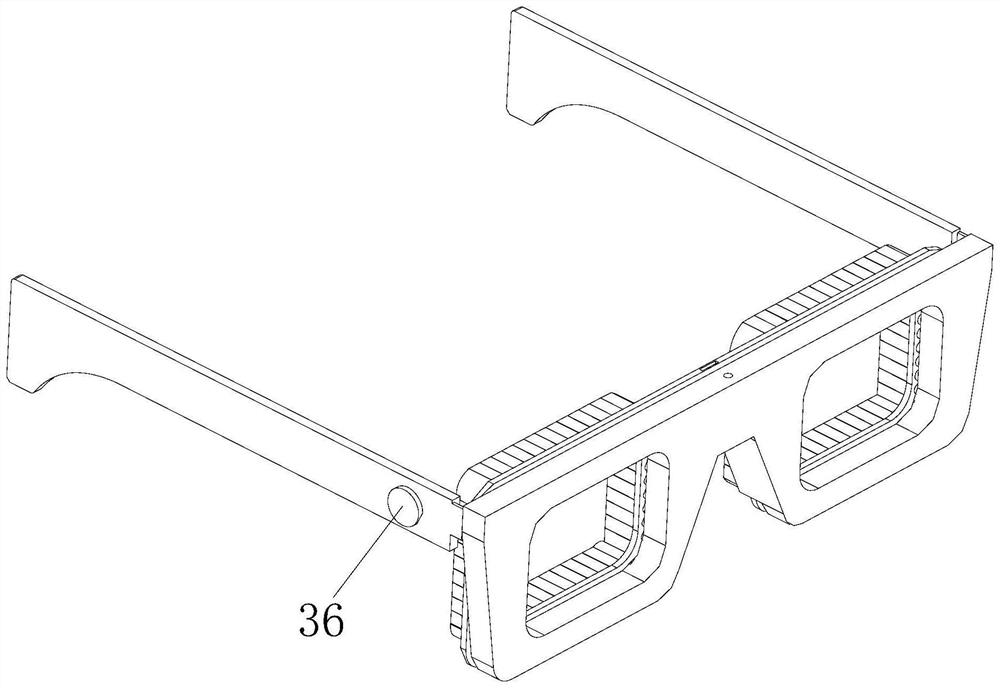 Ophthalmic examination glasses based on electrochromic material