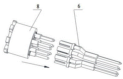 Change-over type electrical connector