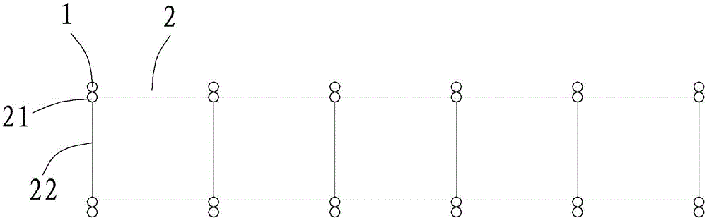 Structure and method for preventing vertical steel bars from deforming in construction