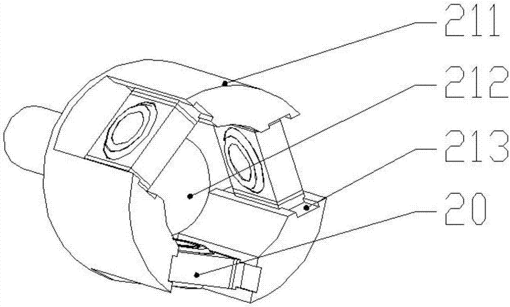 Single-linkage, damping and impact-resisting non-centering type constant-angular-velocity cardan joint