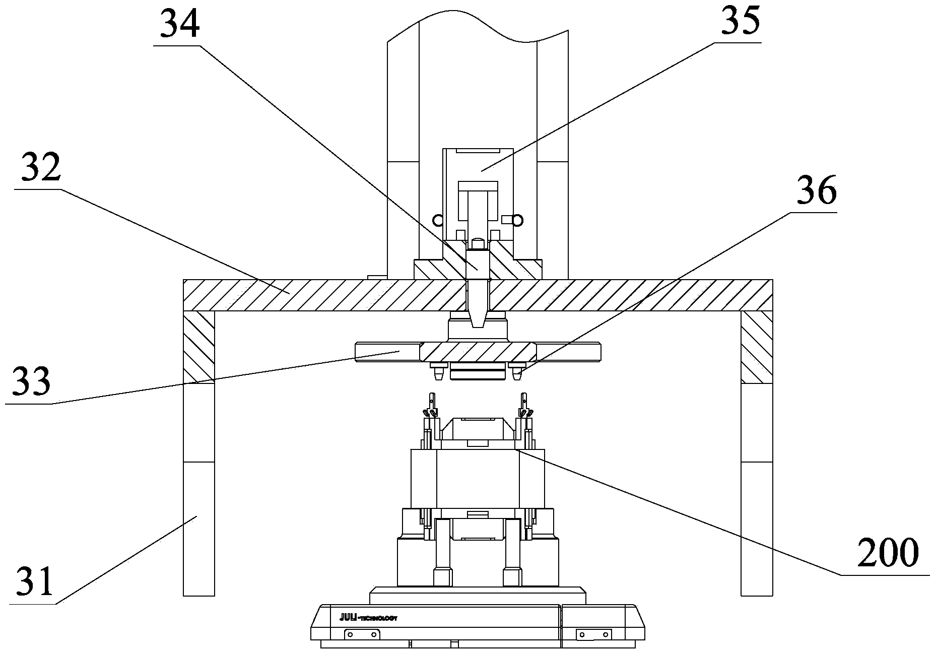Automatic terminal insertion device of stators
