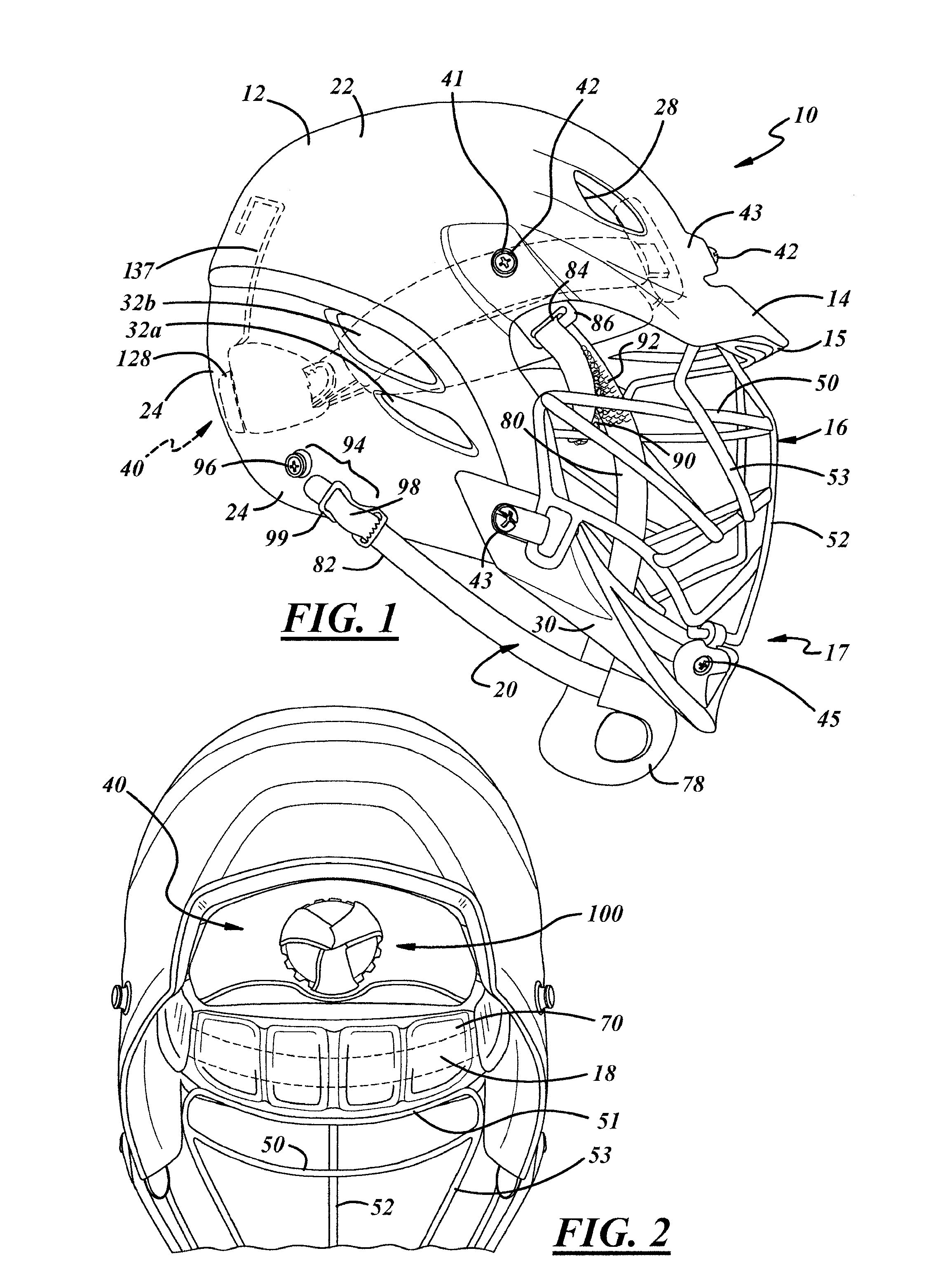 Helmet adjustment system