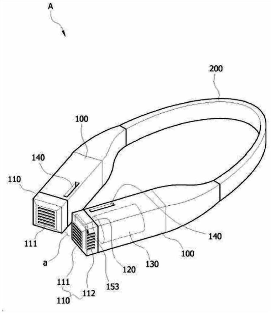 Wearable air cleaning system