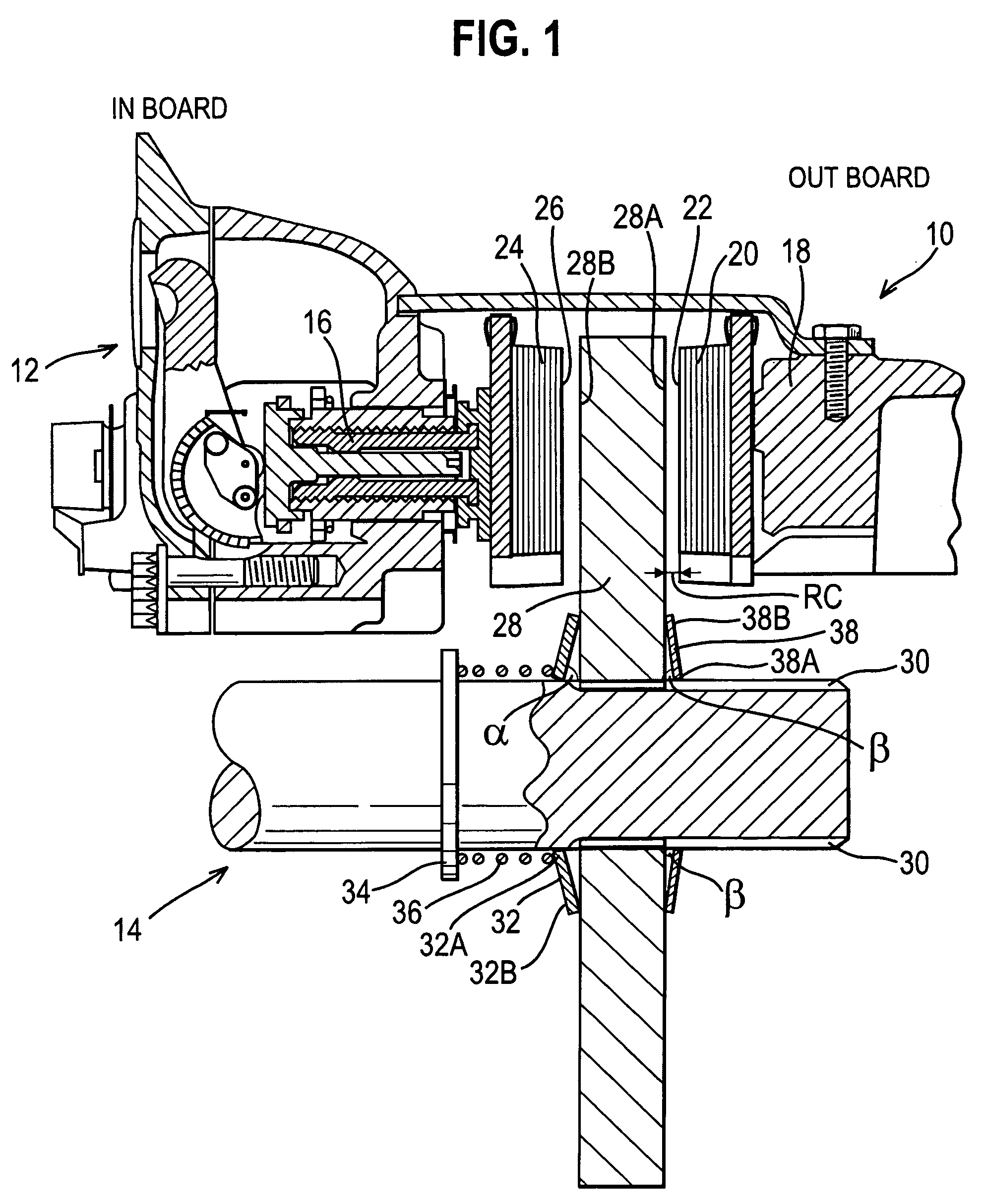 Disc sliding mechanism