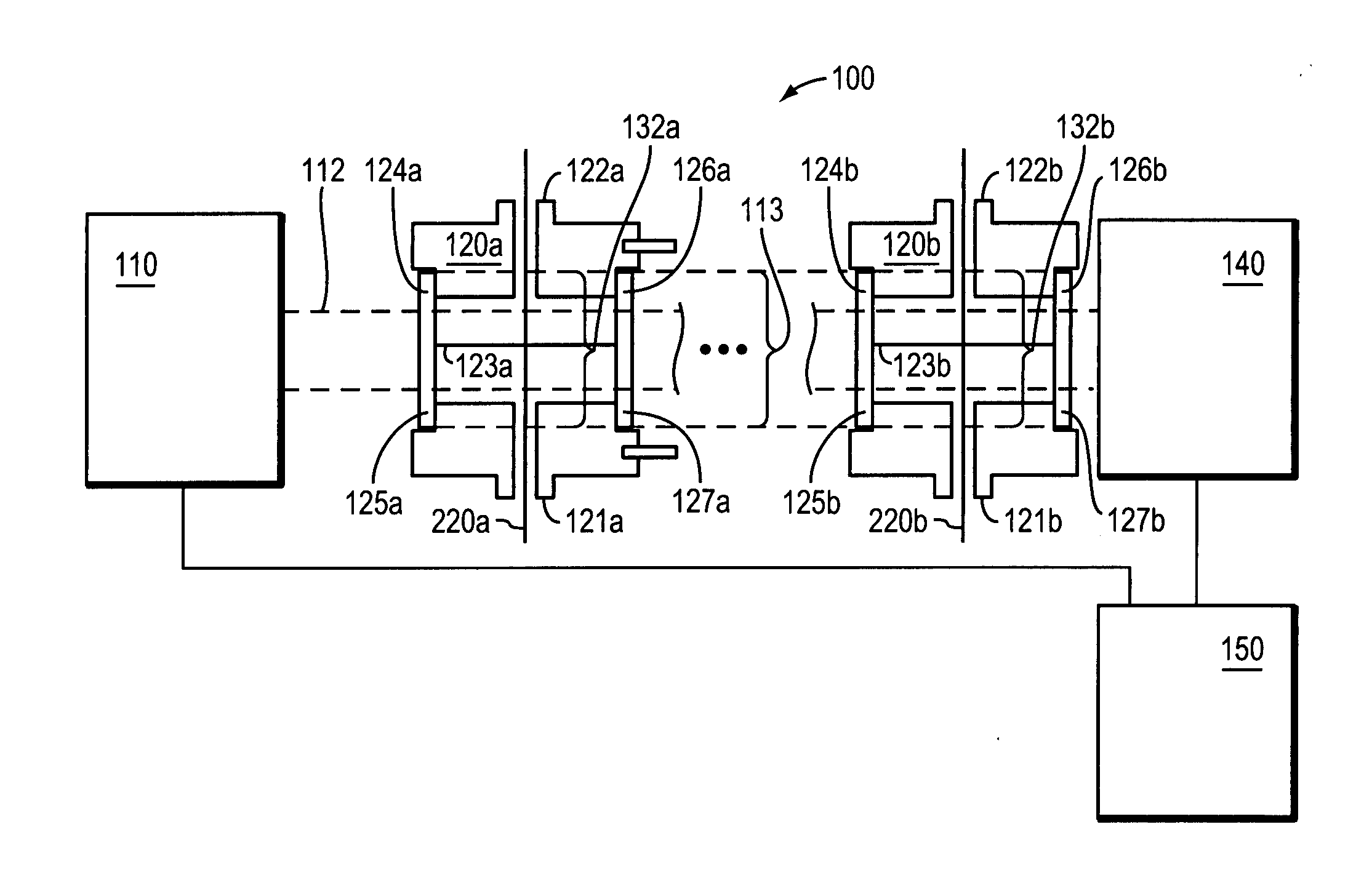 Linked extendable gas observation system for infrared absorption spectroscopy