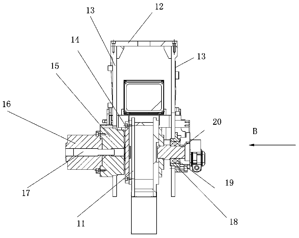 C-shaped servo welding tongs assembly of power-assisted manipulator