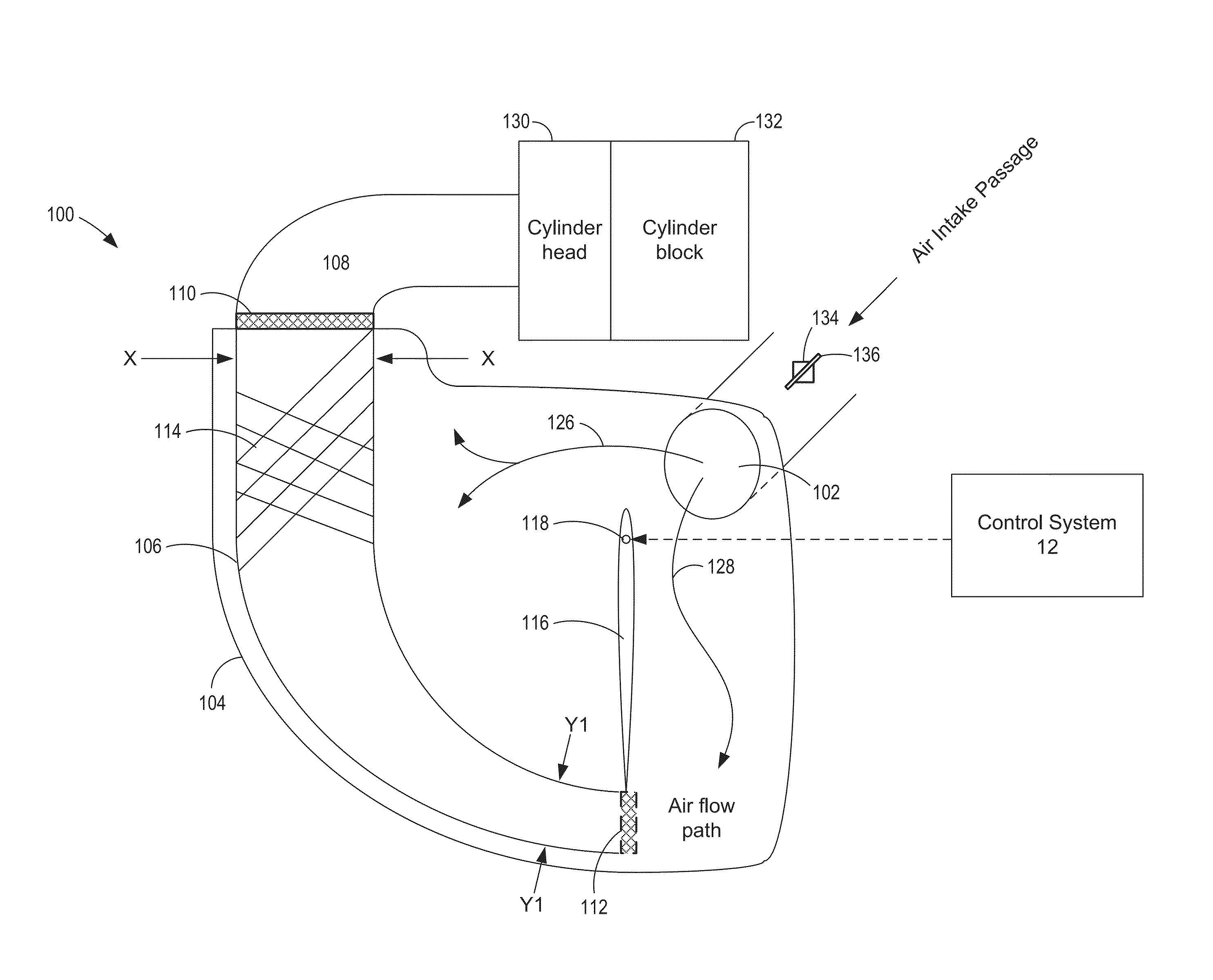 Air trap variable manifold runners