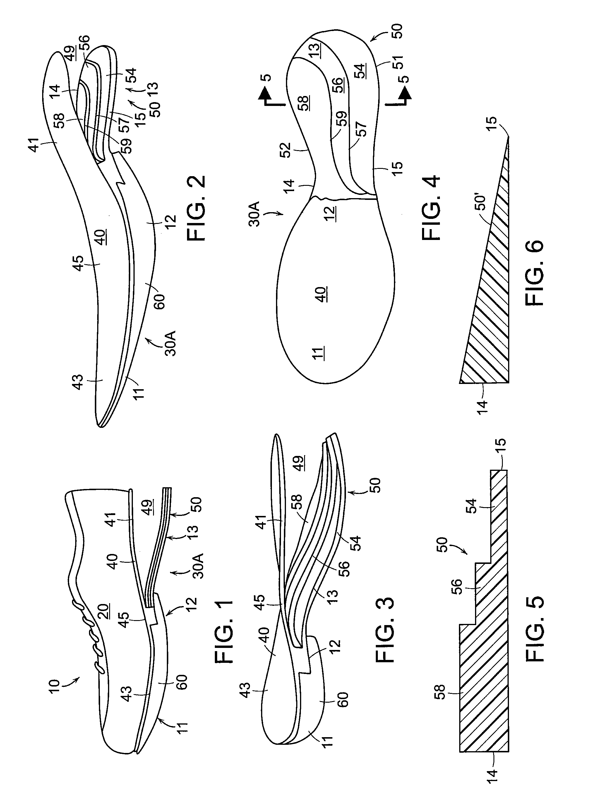 Footwear with a heel plate assembly