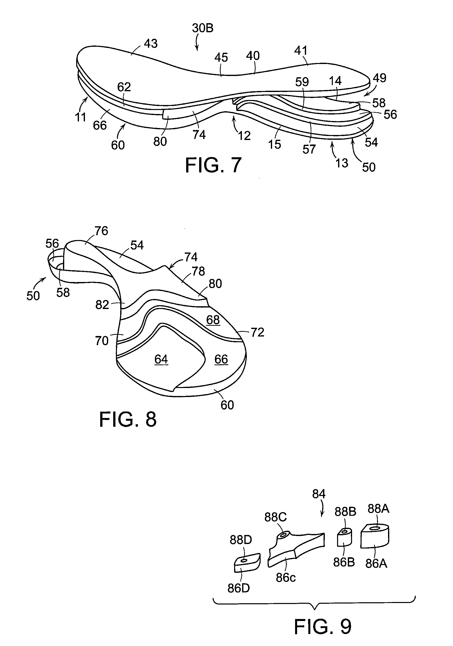 Footwear with a heel plate assembly