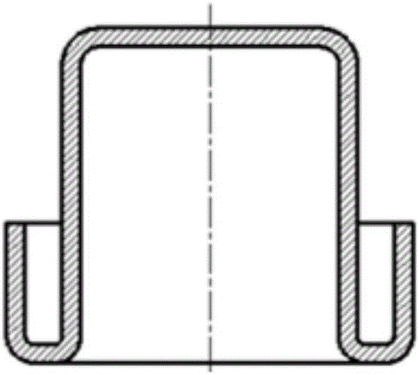Drawing and forming method for deep cylindrical piece and mould thereof