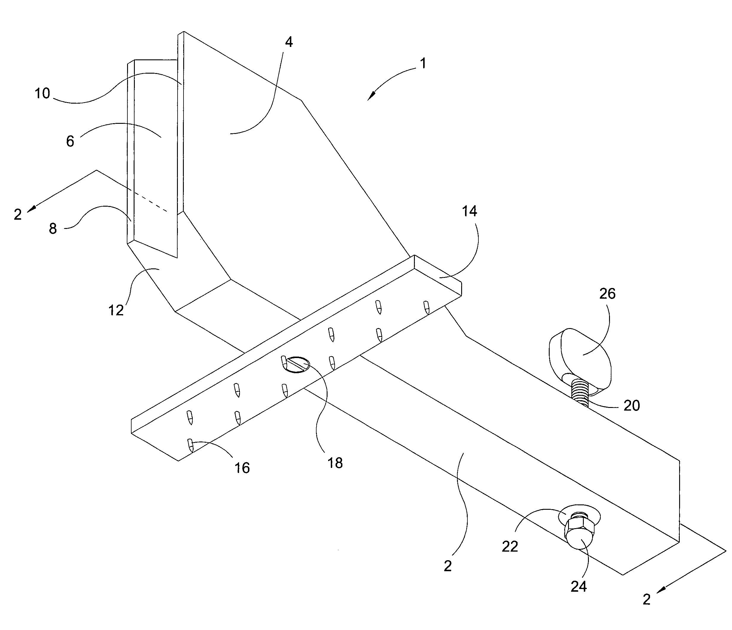 Cove base molding clamp