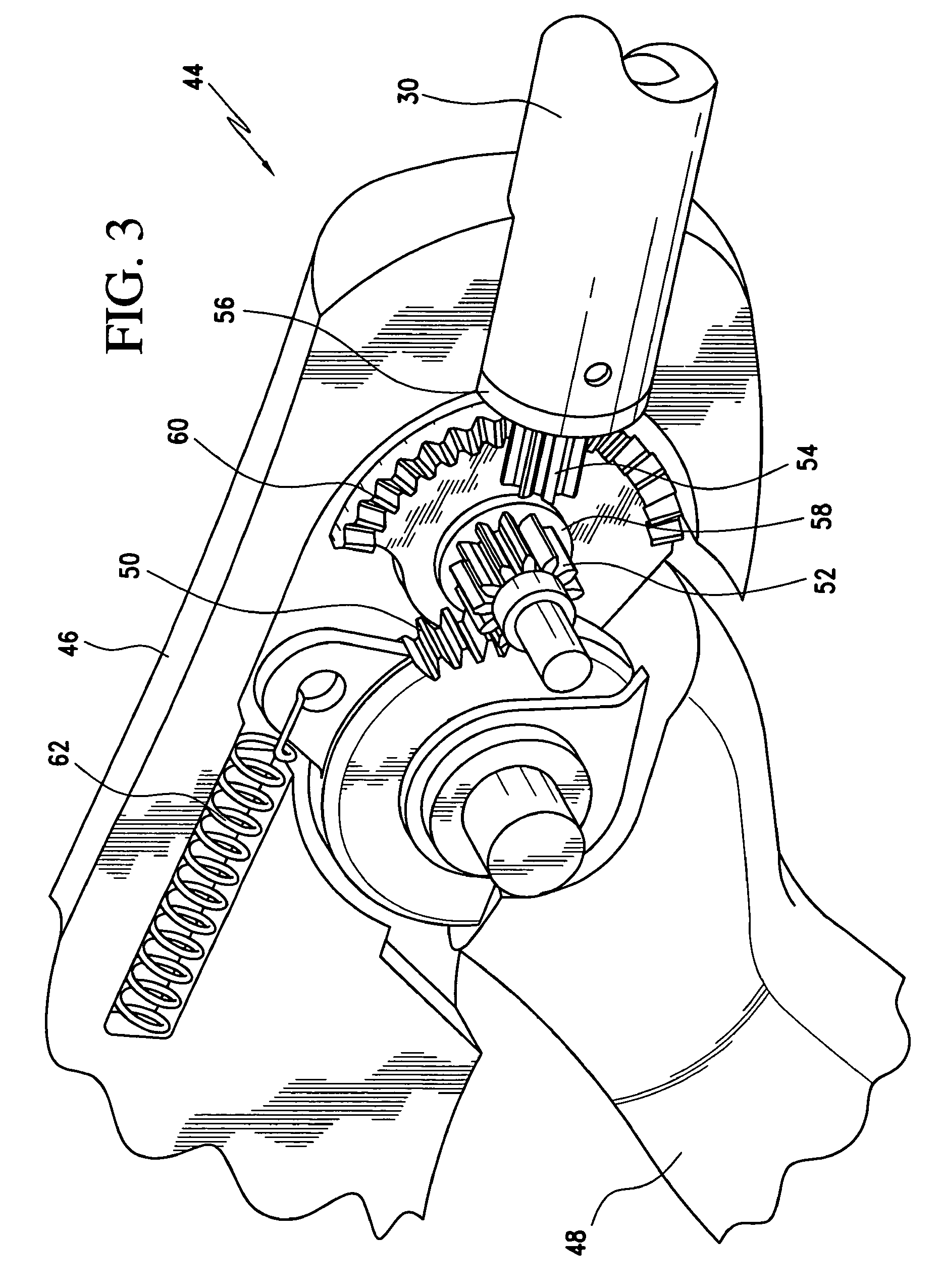 Suturing device with angled head