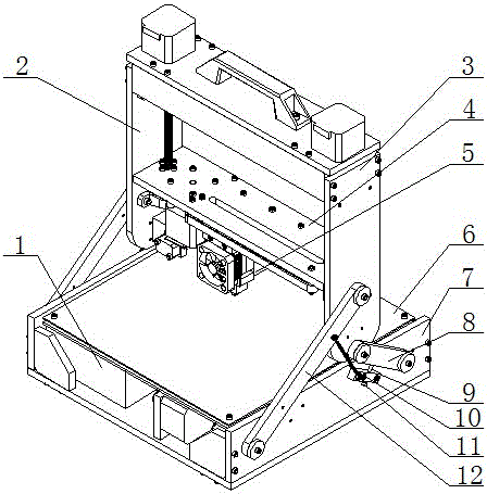 A portable 3d printer