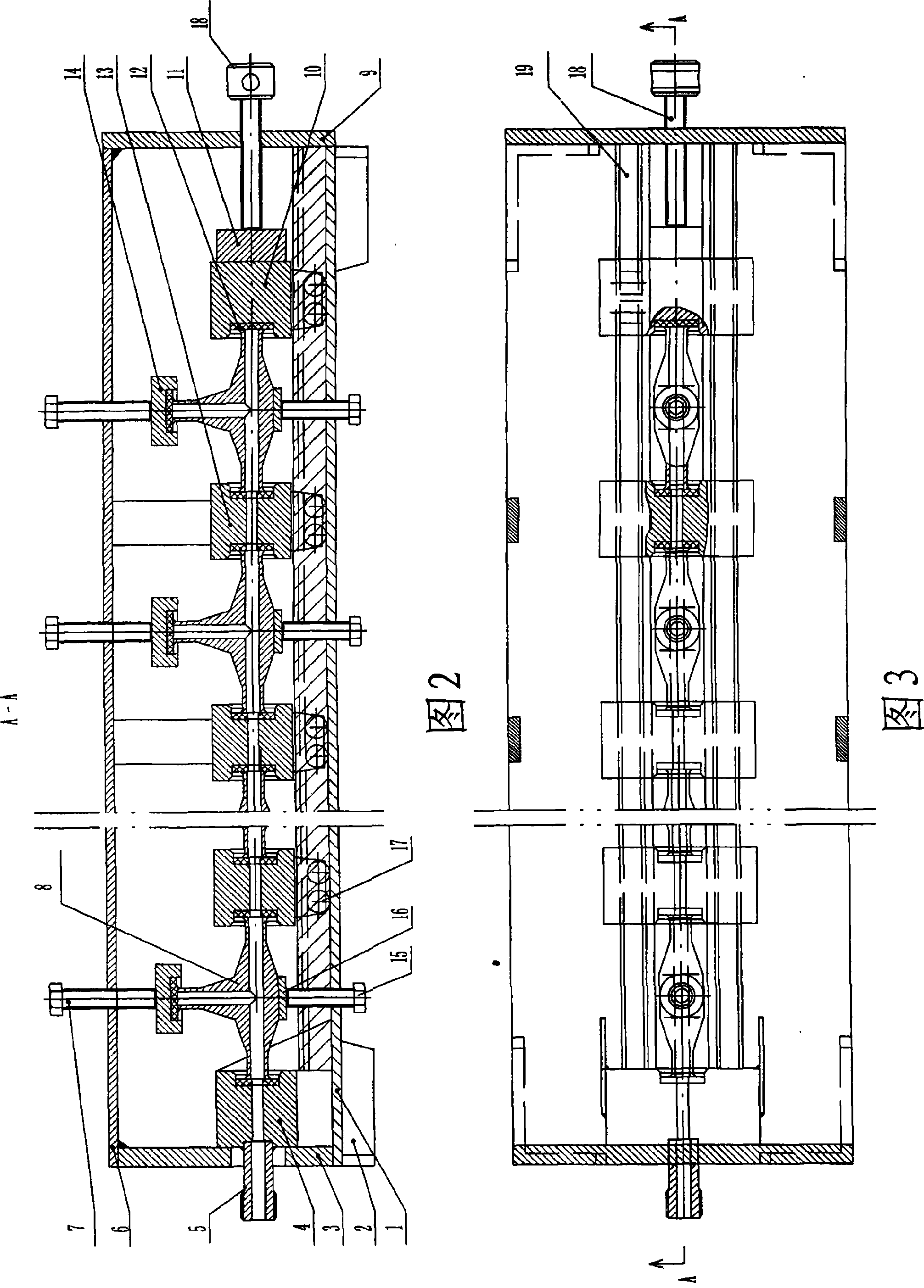 Hydraulic experiment device for three-way piece group and the method thereof
