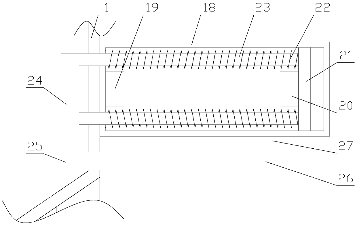 High-efficiency flocculation and sedimentation device convenient to clean and used for sewage treatment