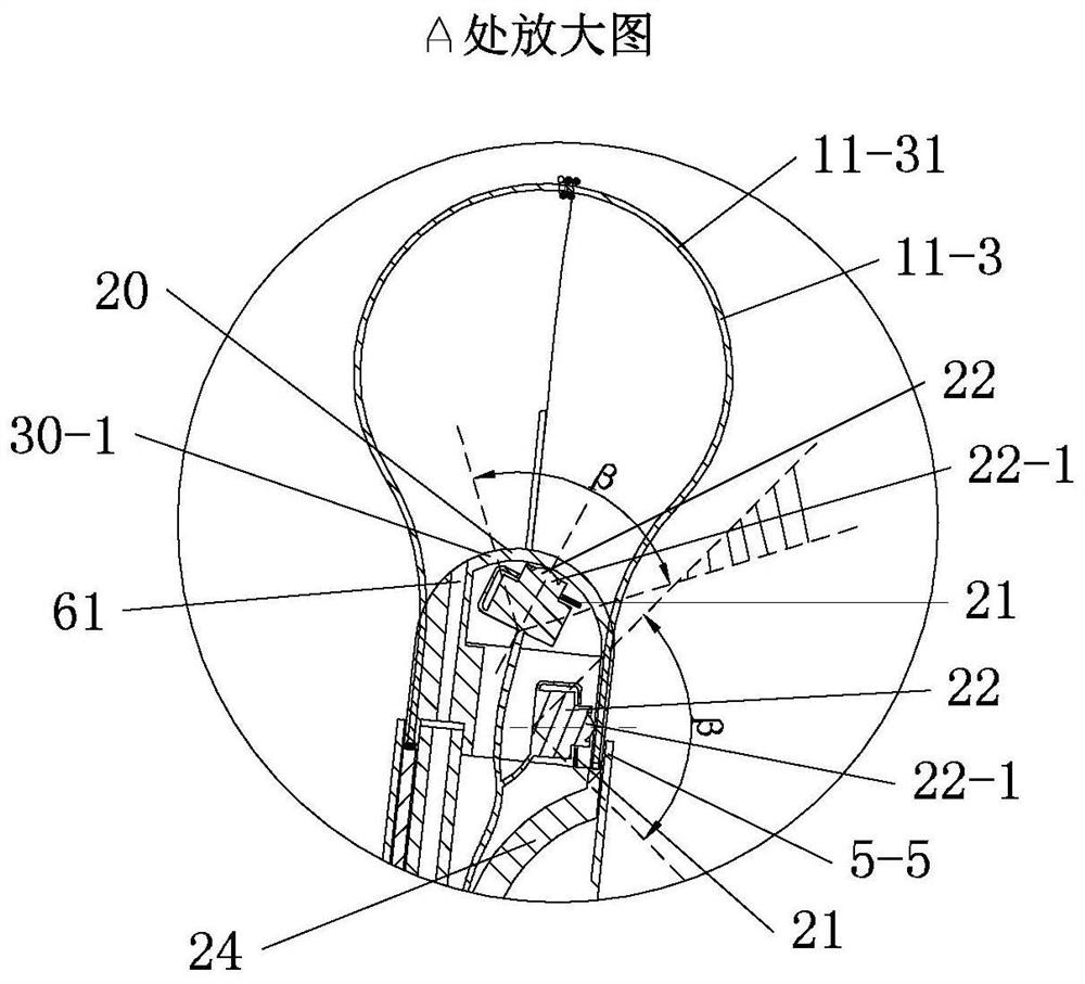 Direct-view induced abortion uterine curettage device and system