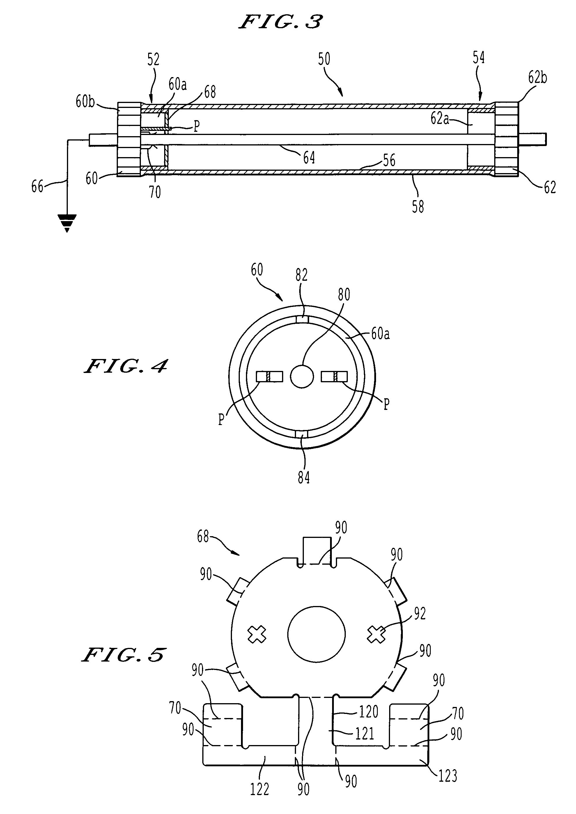 Grounding plate assembly for a drum in an image forming apparatus