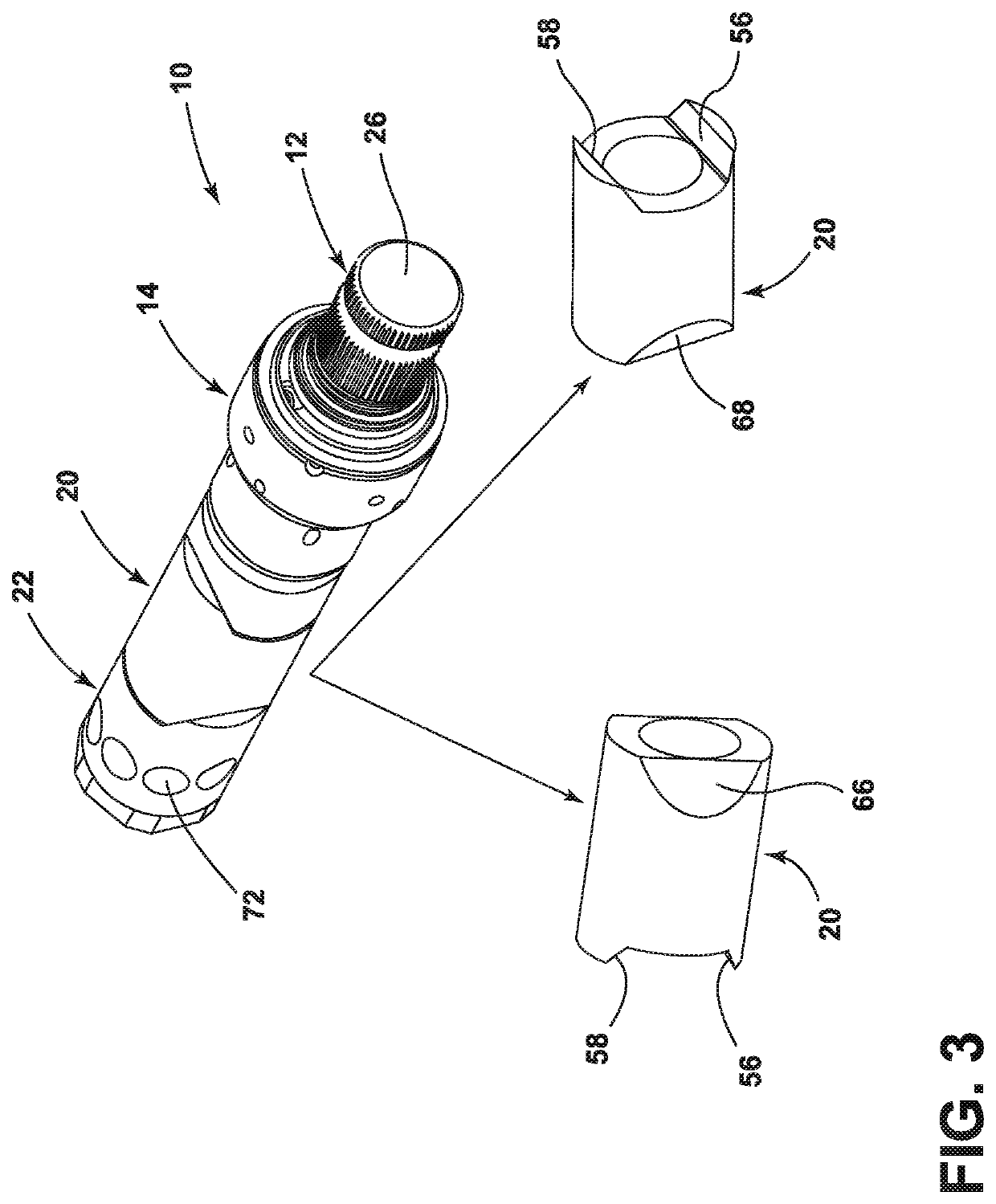 Coupled steering gear shaft