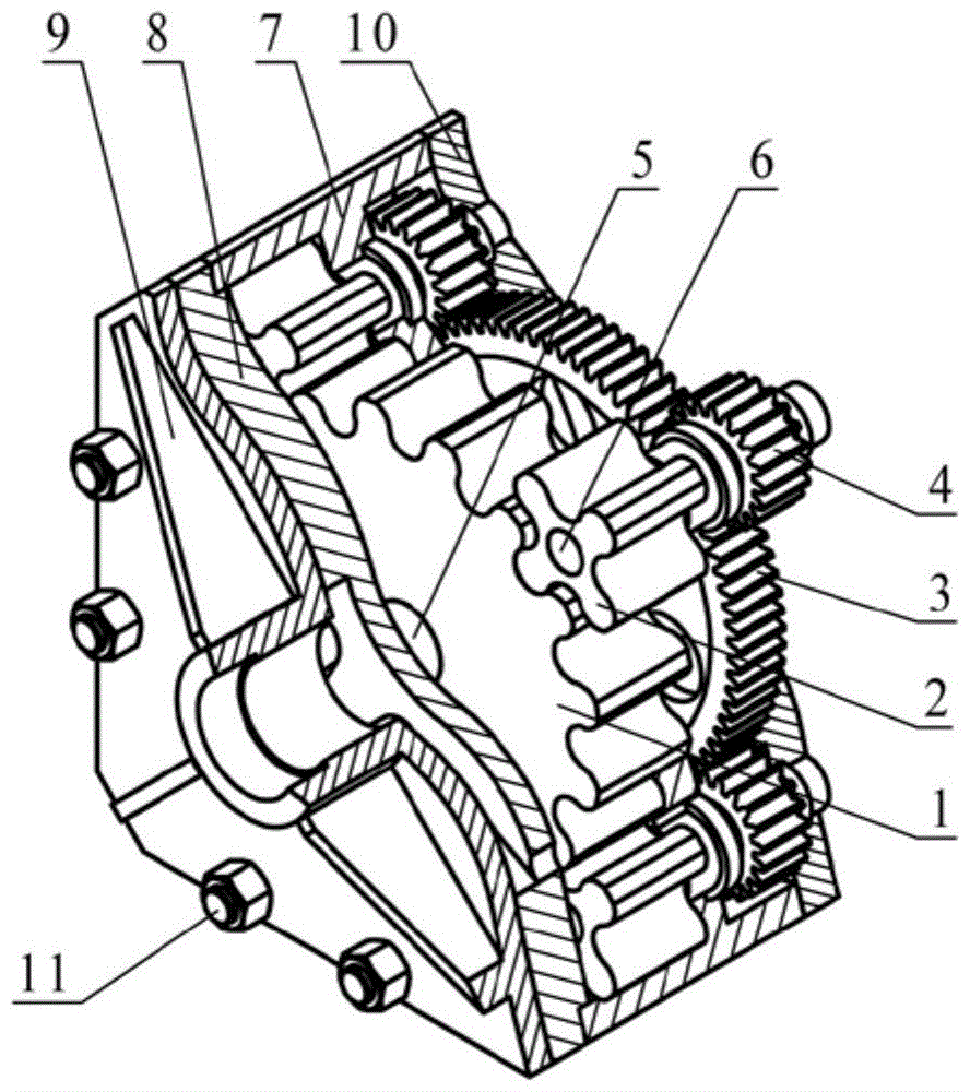 A kind of multiple cam pump