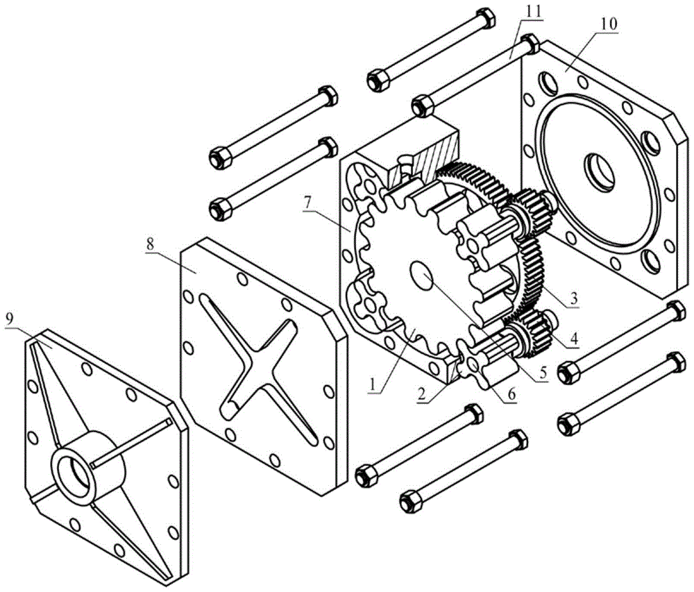 A kind of multiple cam pump