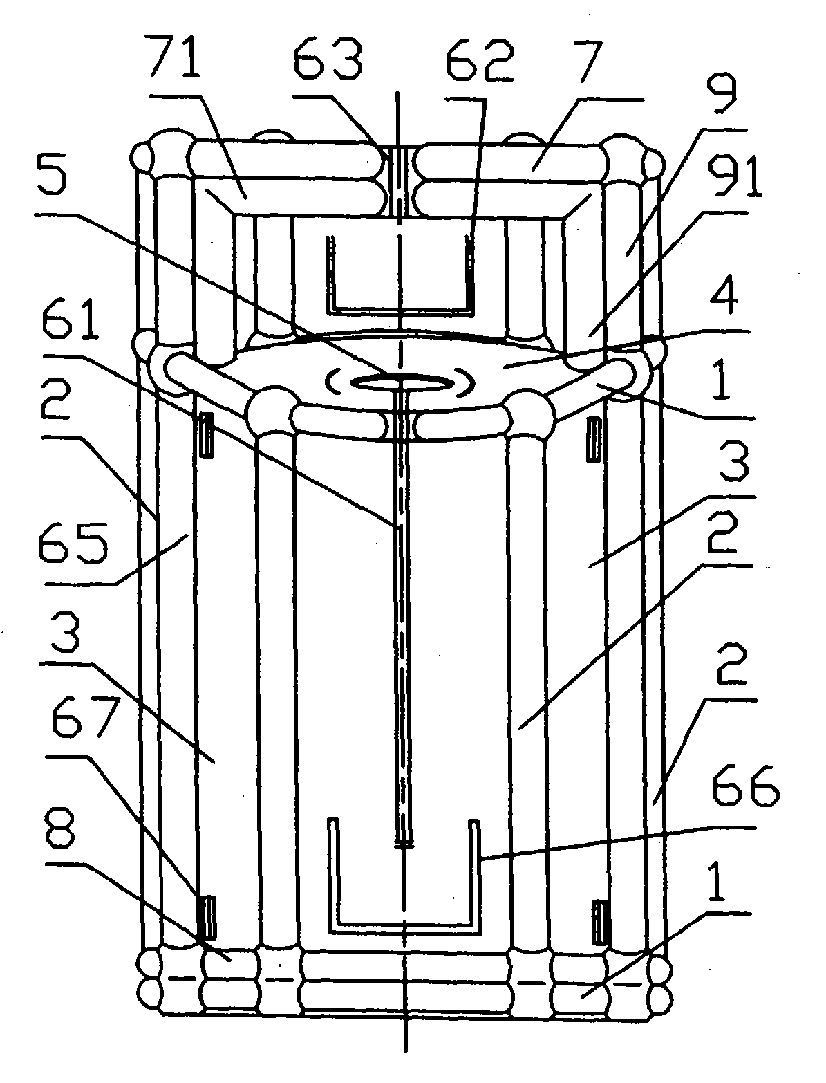 Air-inflation seat-type shower box