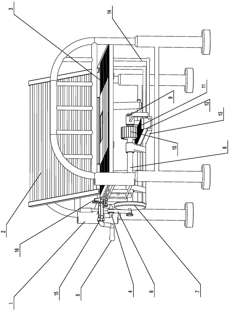 Inclination-angle-adjustable mechanism and sickbed with same