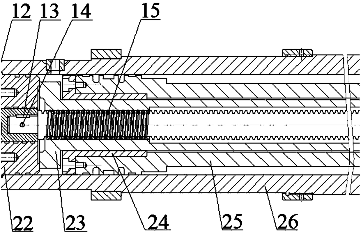 Mechanical locking device for hydraulic supporting legs