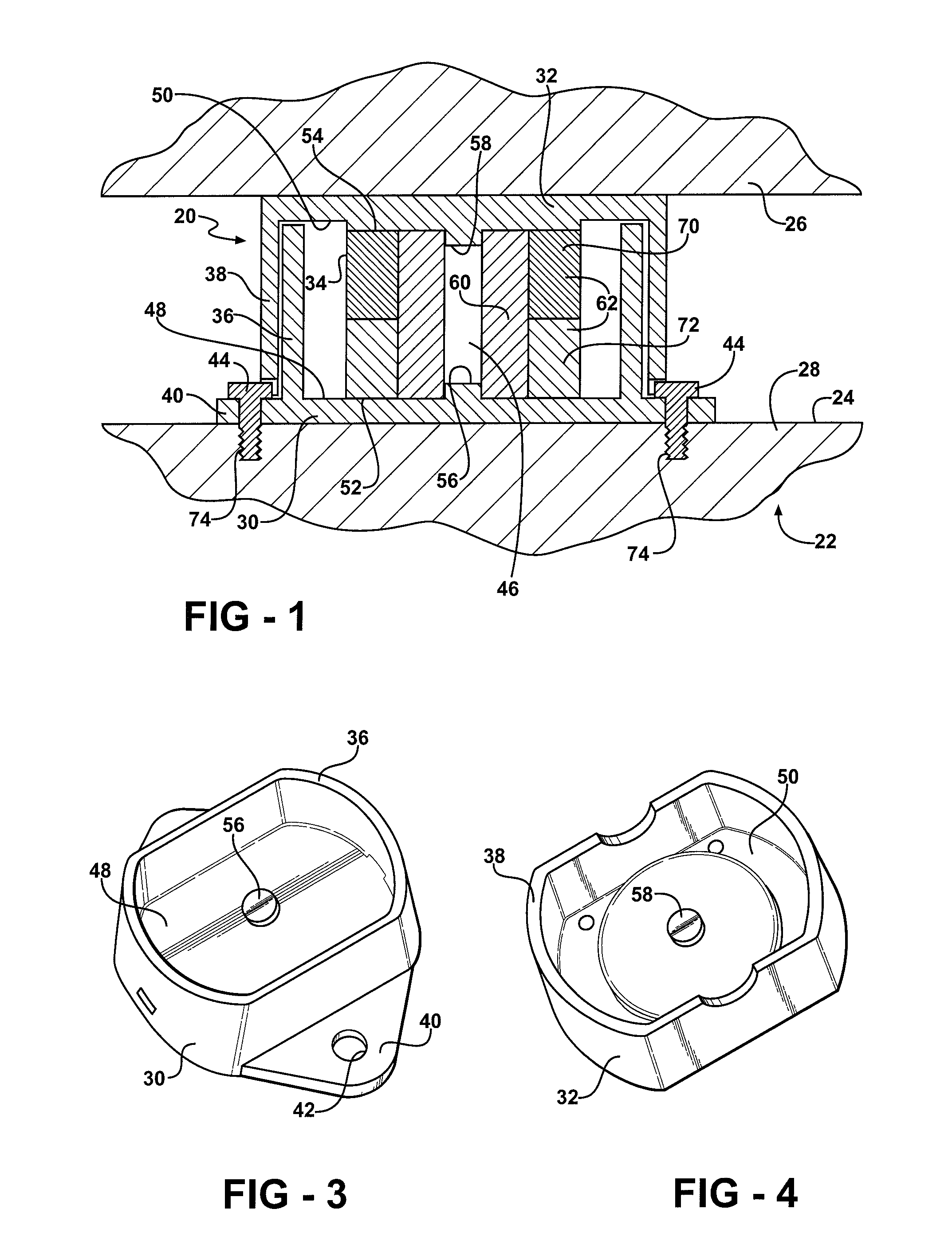 Constant contact side bearing assembly