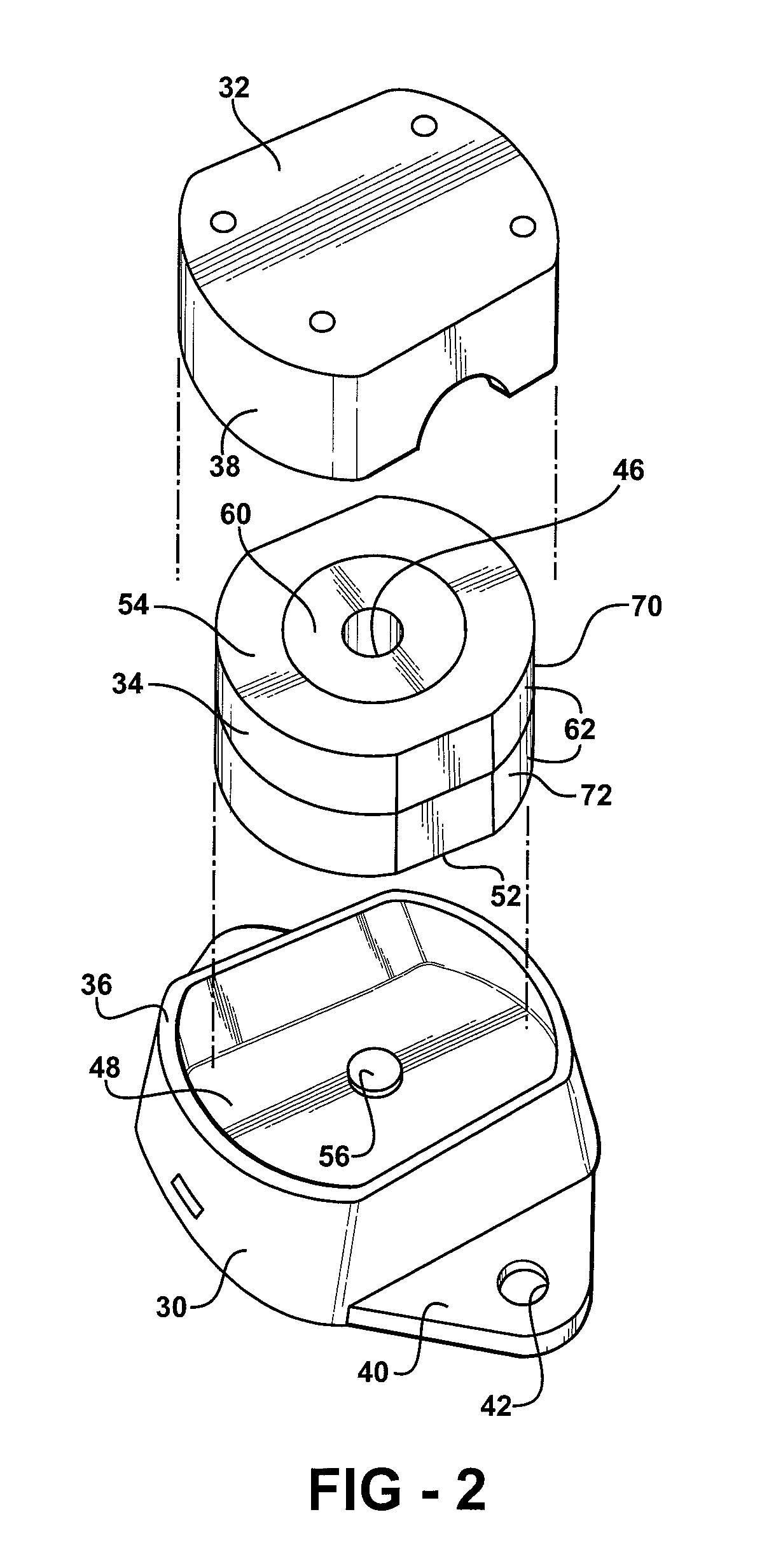 Constant contact side bearing assembly