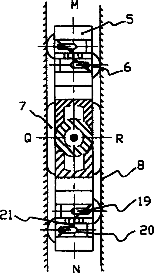 Automatic device in transverse direction for tracking welding line by floatation force of welding-torch