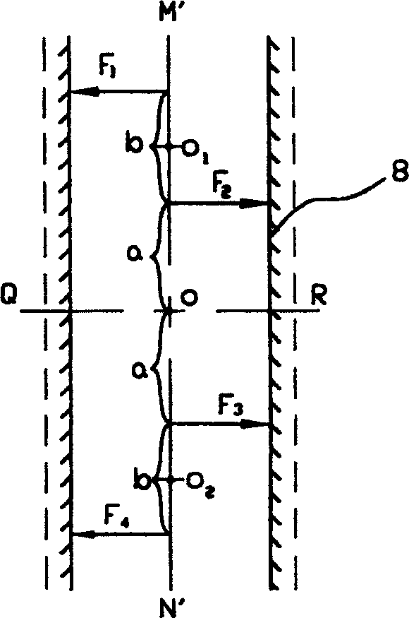 Automatic device in transverse direction for tracking welding line by floatation force of welding-torch