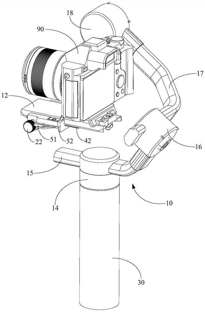 Holder device and shooting device