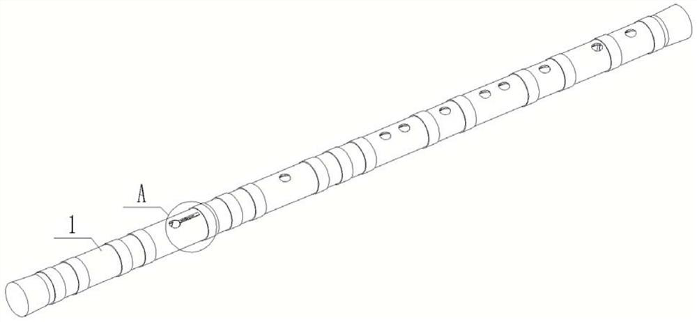Whole-section tunable bamboo flute