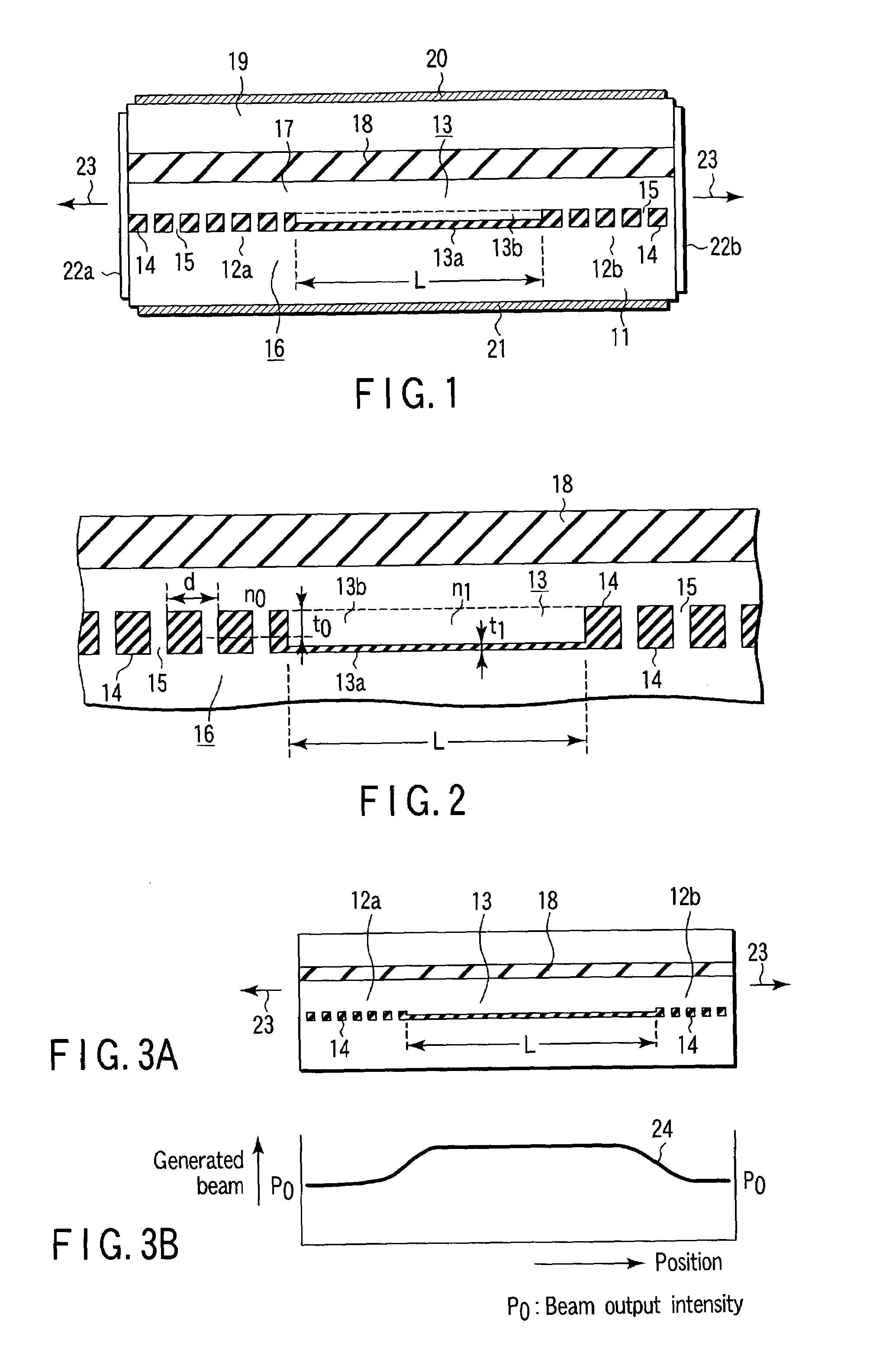 Distributed feedback semiconductor laser for outputting beam of single wavelength
