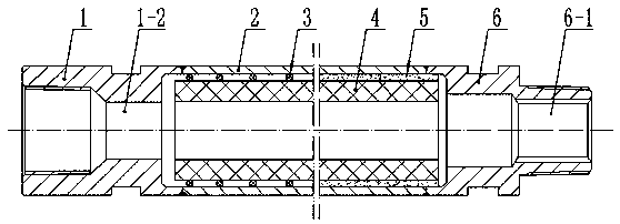 Down-the-hole drill pipe improvement structure