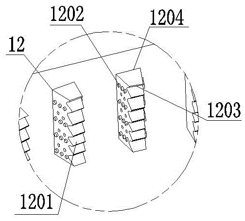 A mechanical foot cleaning and massage device