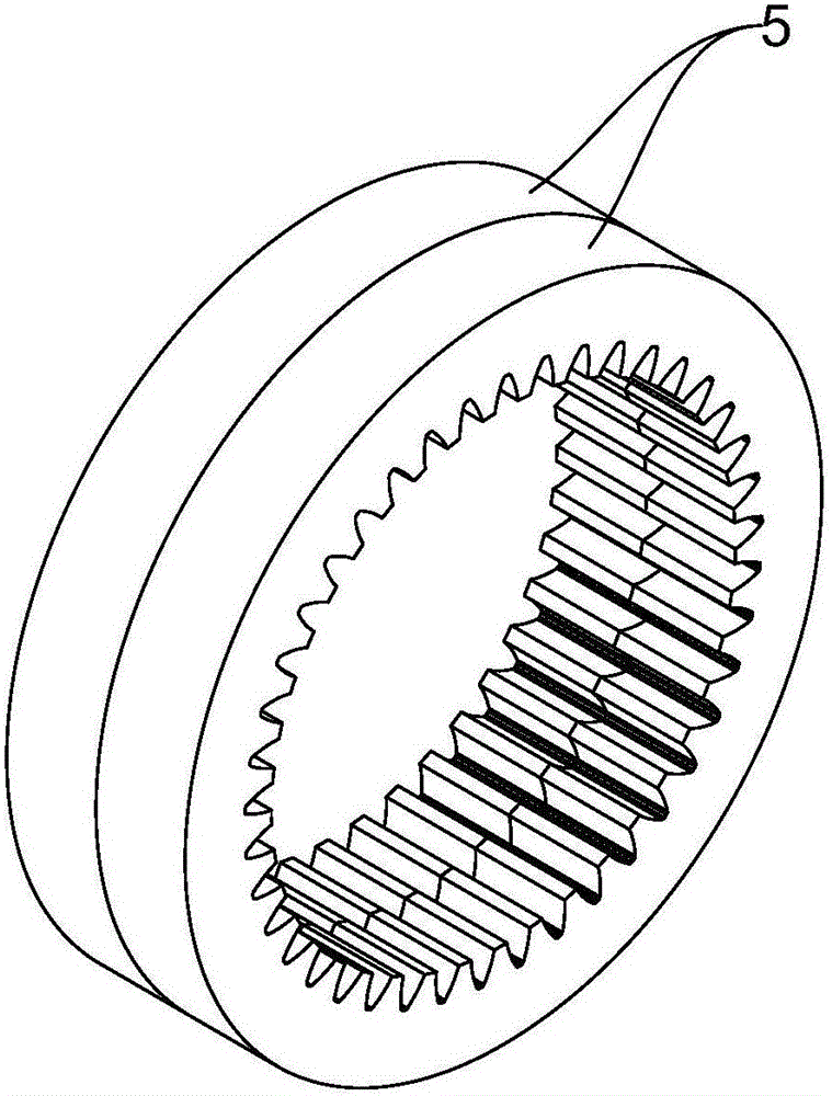 Inner gear with inner oil storage chambers