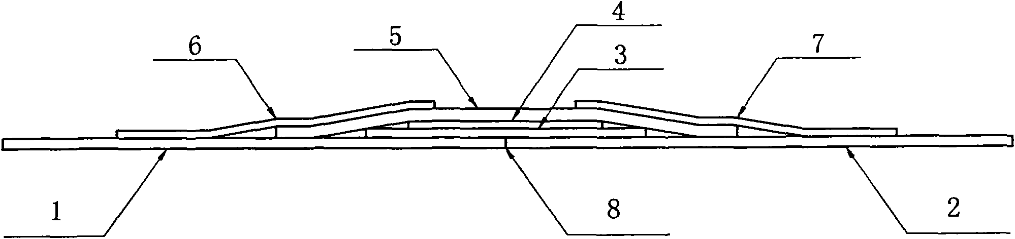Plate splicing process of laser nickel plates