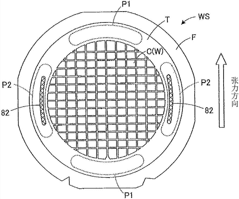 Dividing device and dividing method of wafer