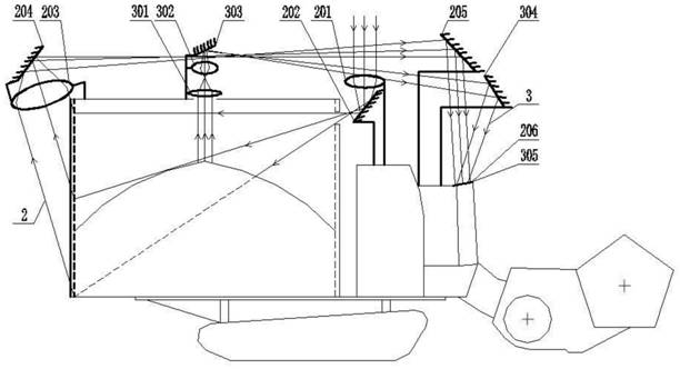 A harvester grain tank monitoring system and a harvester with the system installed