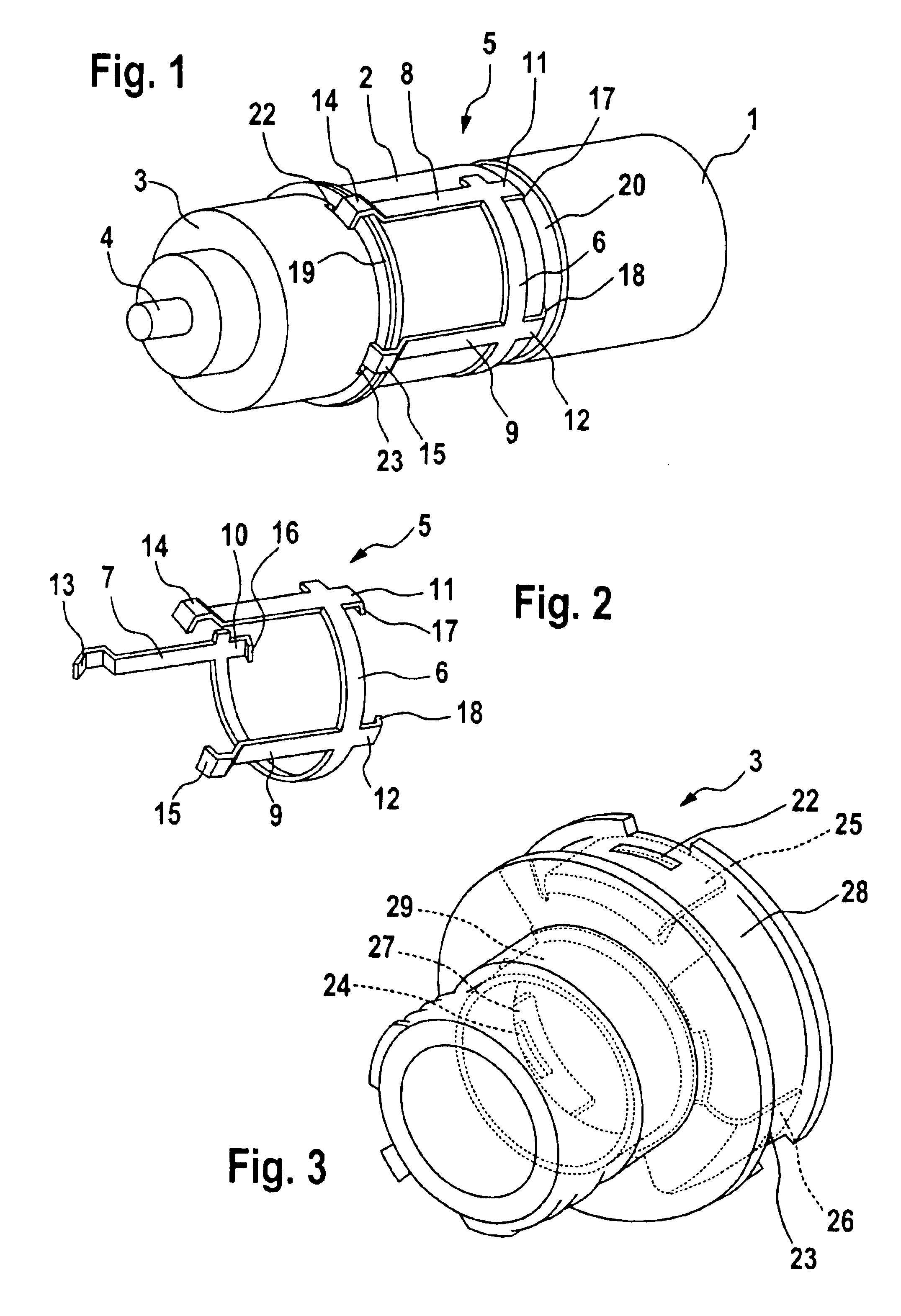 Electric power tool with a plurality of operational component groups accommodated in separate housings