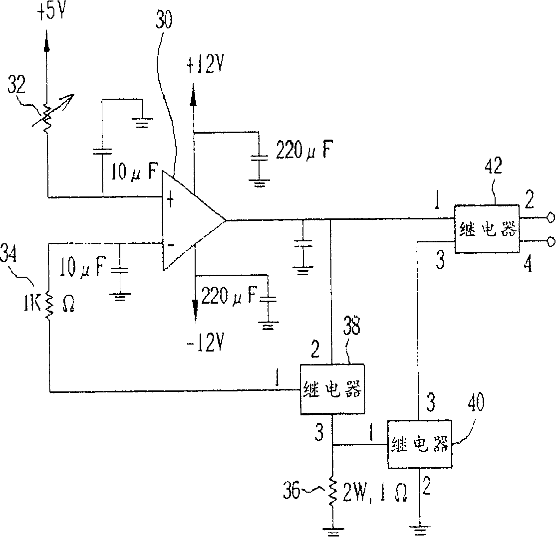 Power source characteristic testing insrument