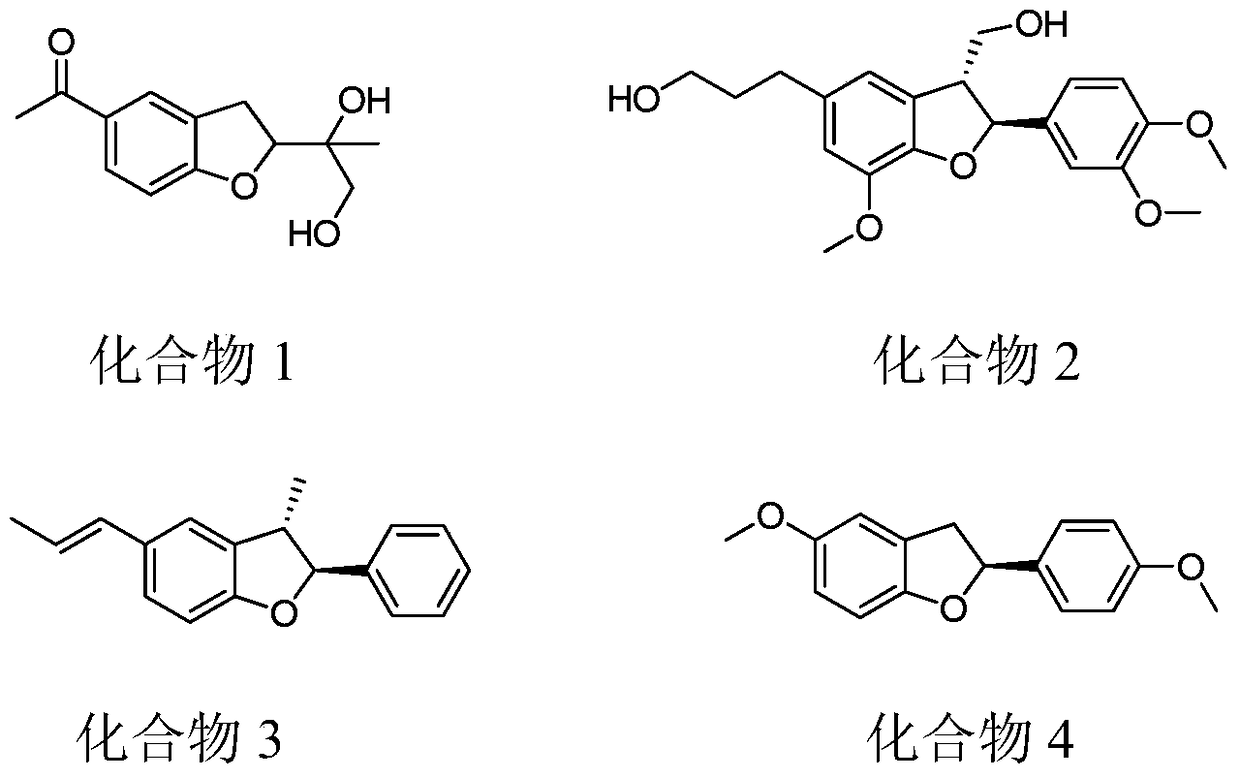 A kind of preparation method of benzofuran compound