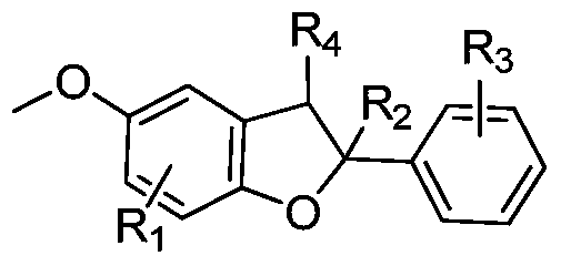 A kind of preparation method of benzofuran compound